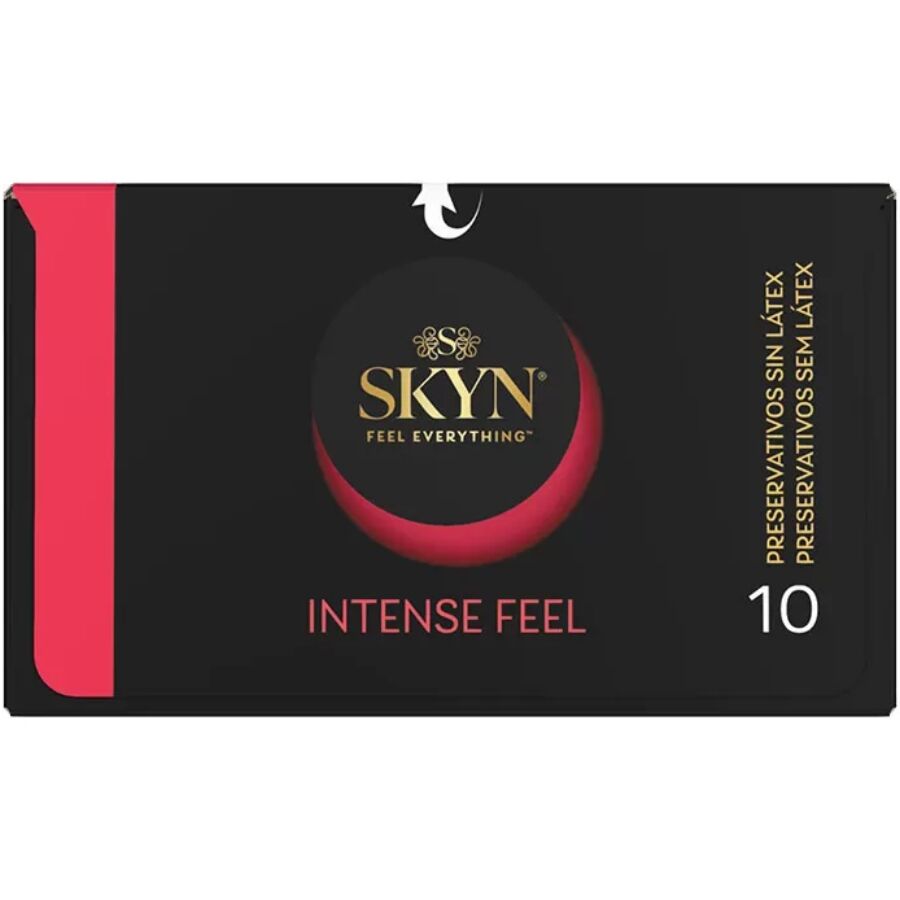 Intense Feel Textured Condom With Wavy Design 10 Units | Niks.fi verkkokauppa