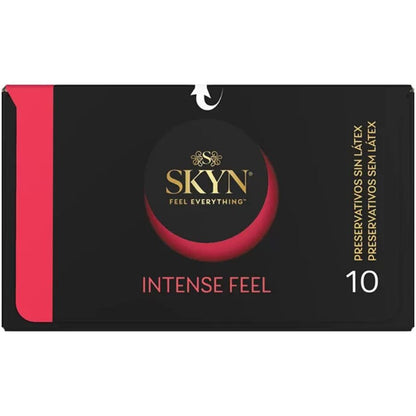 Intense Feel Textured Condom With Wavy Design 10 Units | Niks.fi verkkokauppa