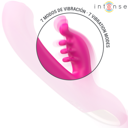 Intense Christina monitoiminen rabbit-vibraattori - pinkki - 22,5 cm