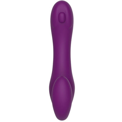 2 In 1 Strapless Strap-On Vibrator With Remote Control Purple | Niks.fi verkkokauppa