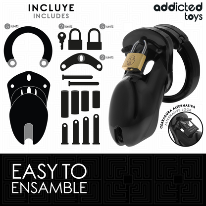 Addicted Toys Lockedforbidden Vault Penis Cage 10 Cm | Niks.fi verkkokauppa