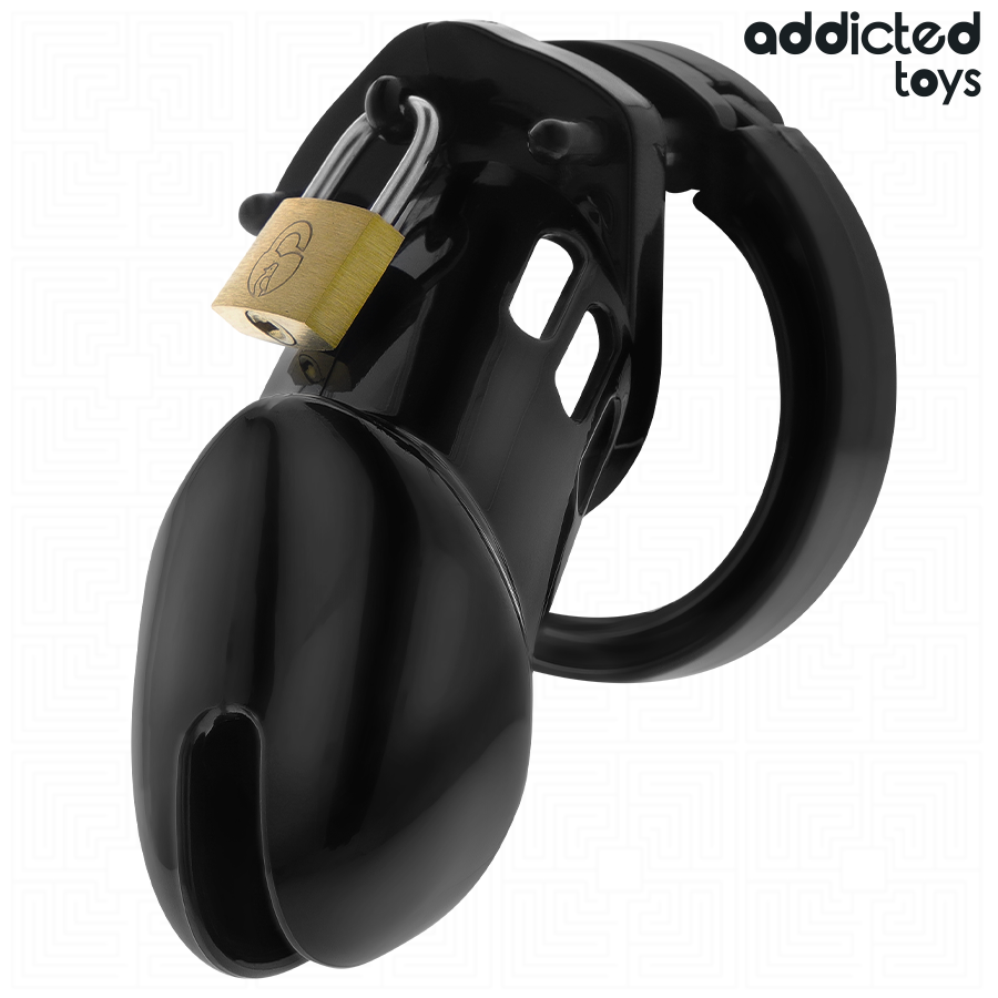 Addicted Toys Lockedobsidian Hold Penis Cage Size M | Niks.fi verkkokauppa