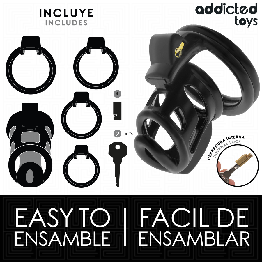 Addicted Toys Lockedgilden Cage Silicone Penis Cage 8.5 Cm | Niks.fi verkkokauppa