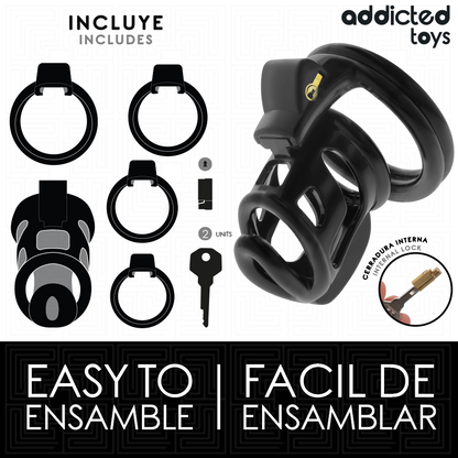 Addicted Toys Lockedgilden Cage Silicone Penis Cage 8.5 Cm | Niks.fi verkkokauppa