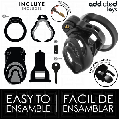Addicted Toys Lockedeternal Lock Penis Cage 9 Cm | Niks.fi verkkokauppa