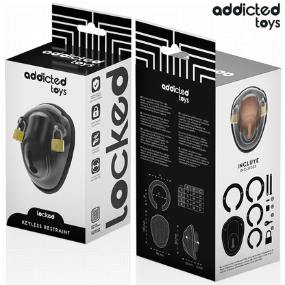 Addicted Toys Lockedkeyless Restraint Penis Cage 11.5 Cm | Niks.fi verkkokauppa