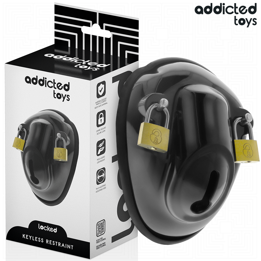 Addicted Toys Lockedkeyless Restraint Penis Cage 11.5 Cm | Niks.fi verkkokauppa