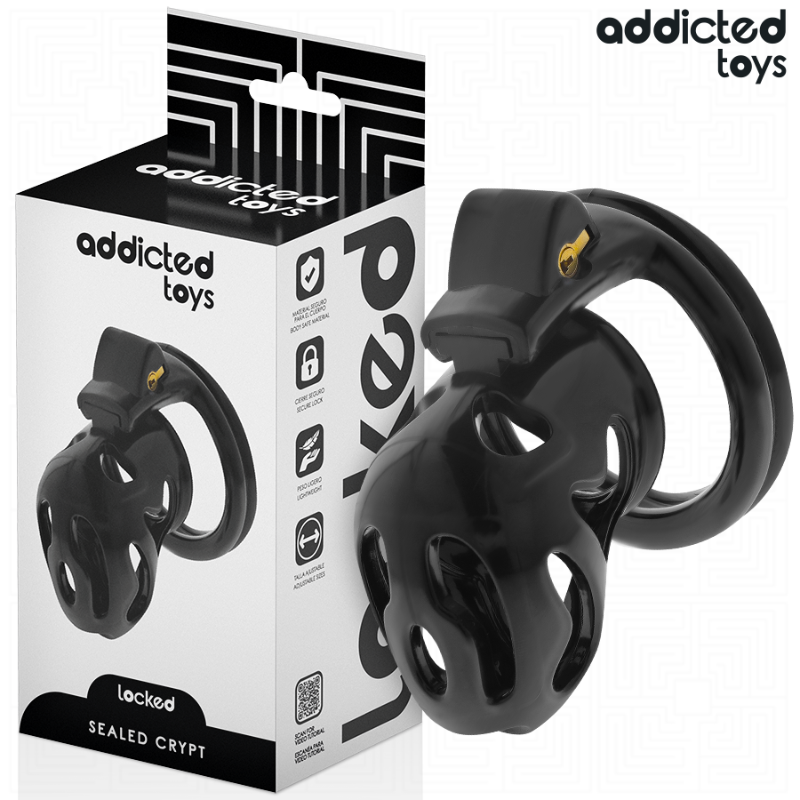 Addicted Toys Lockedsealed Crypt Penis Cage 8 Cm | Niks.fi verkkokauppa