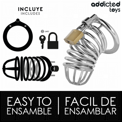 Addicted Toys Lockediron Cell Metal Penis Cage Size M | Niks.fi verkkokauppa