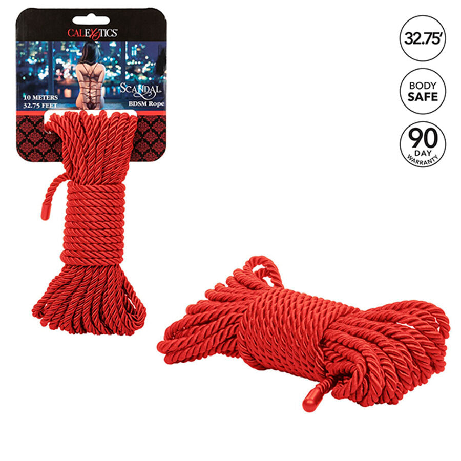 Scandal Red Bdsm Rope 10 M | Niks.fi verkkokauppa