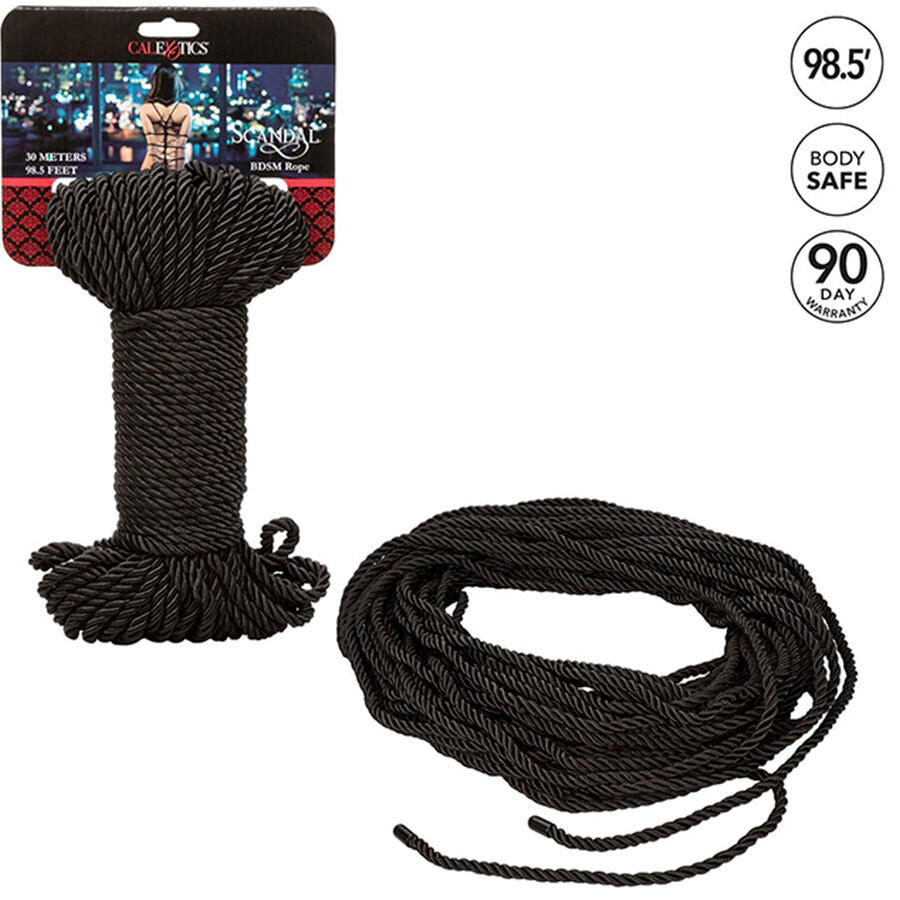 Scandal Black Bdsm Rope 30 M | Niks.fi verkkokauppa