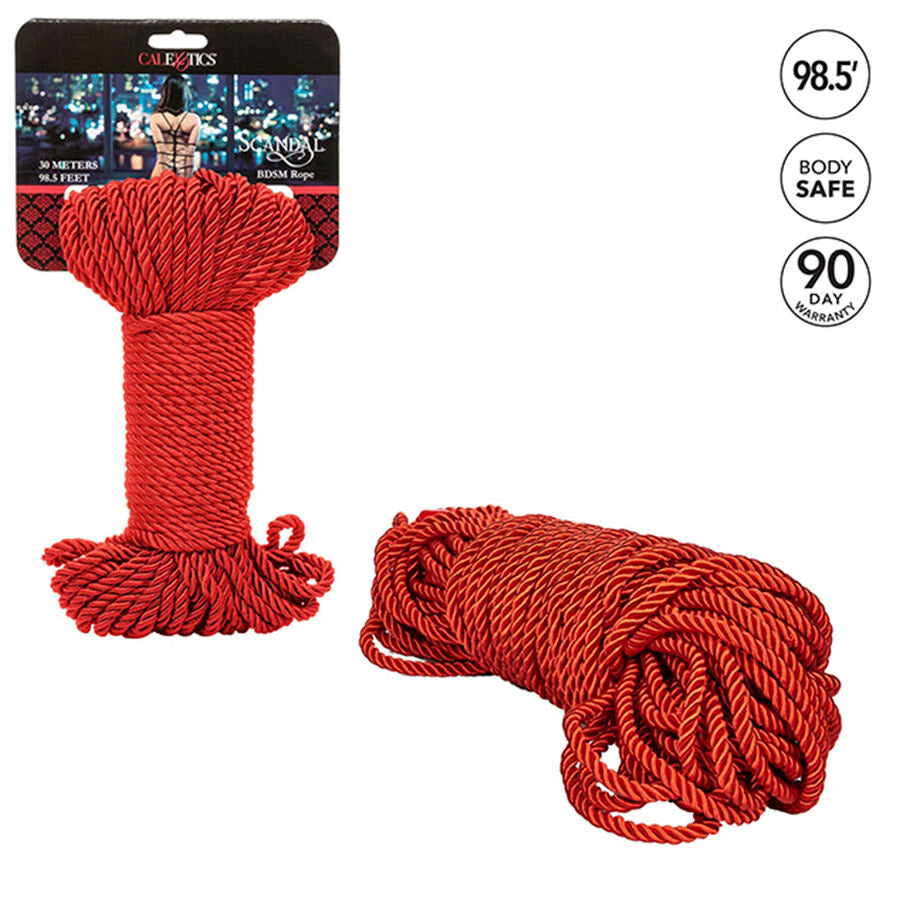 Scandal Red Bdsm Rope 30 M | Niks.fi verkkokauppa