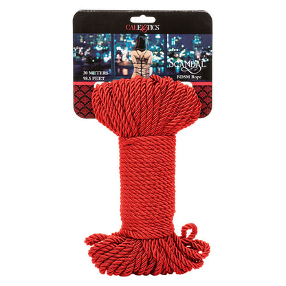 Scandal Red Bdsm Rope 30 M | Niks.fi verkkokauppa