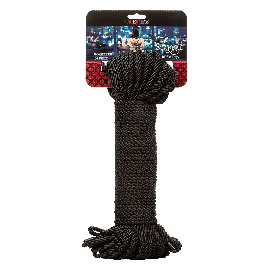 Scandal Black Bdsm Rope 50 M | Niks.fi verkkokauppa