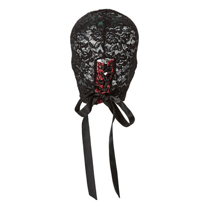 Scandal Black Lace Balalava With Bow | Niks.fi verkkokauppa