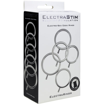 ElectraStim ElectraRings metalliset penisrenkaat - 5 kpl