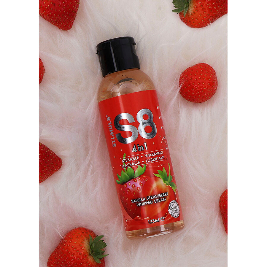 S8 4 In 1 Strawberry Dessert Lubricant 125 Ml | Niks.fi verkkokauppa