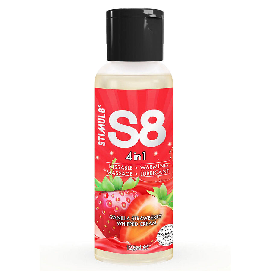 S8 4 In 1 Strawberry Dessert Lubricant 125 Ml | Niks.fi verkkokauppa