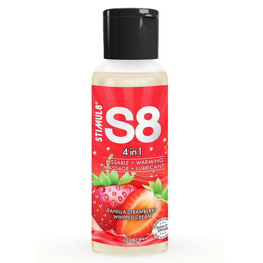 S8 4 In 1 Strawberry Dessert Lubricant 125 Ml | Niks.fi verkkokauppa