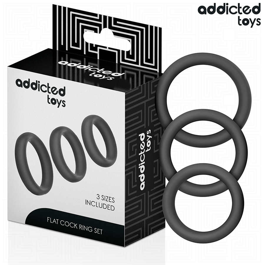 Addicted Toys litteiden silikonirenkaiden setti