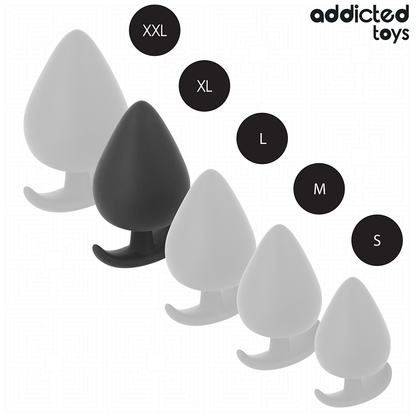 Addicted Toys silikoninen anustappi XL - 9,5 cm
