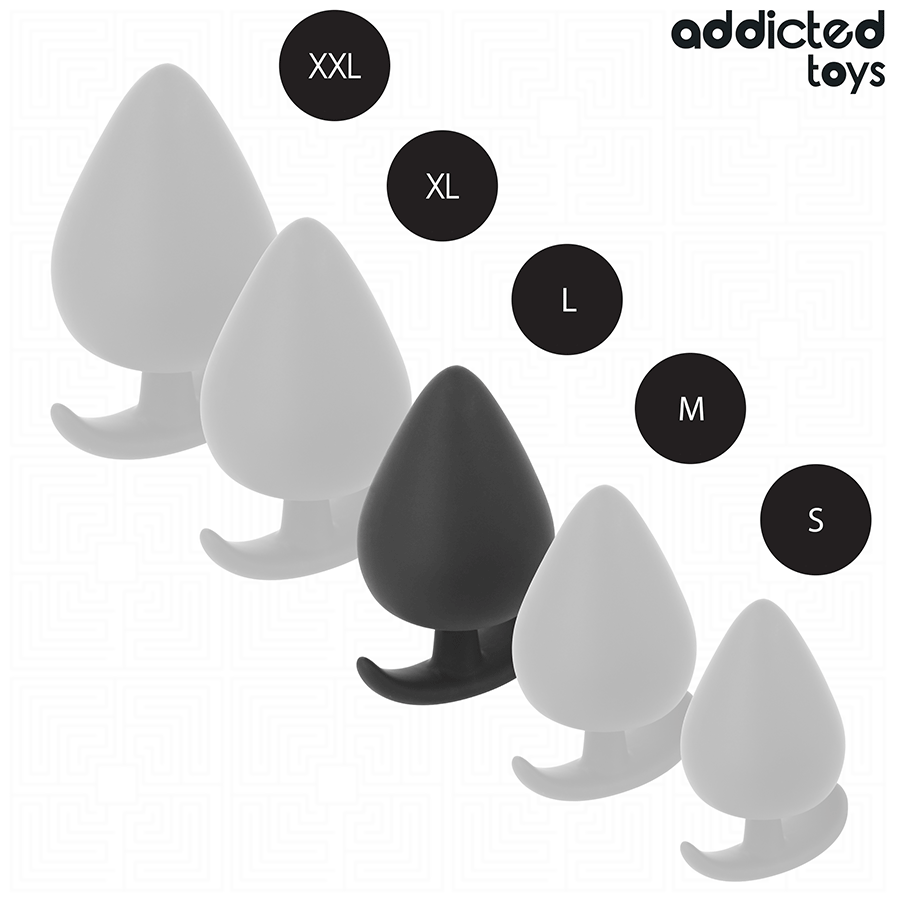 Addicted Toys silikoninen anustappi L - 8 cm