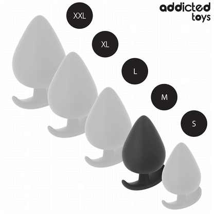 Addicted Toys silikoninen anustappi M - 6,6 cm
