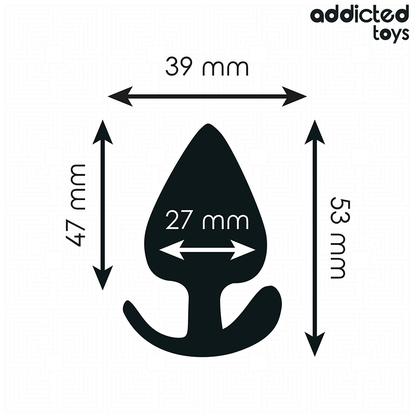 Addicted Toys silikoninen anustappi S - 5,3 cm