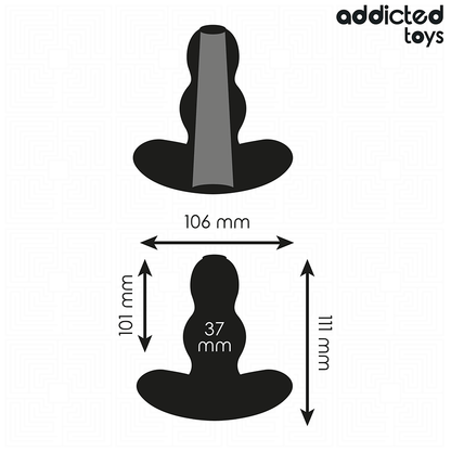 Addicted Toys ontto silikoninen anustappi L - 11,1 cm