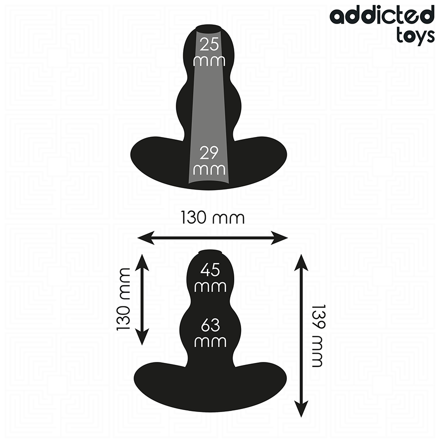 Addicted Toys ontto silikoninen anustappi XL - 13,9 cm