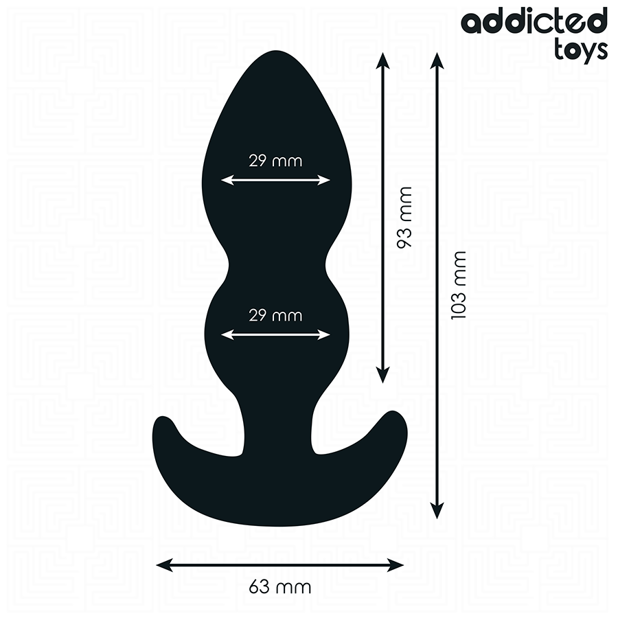 Addicted Toys silikoninen anustappi S - 10,3 cm