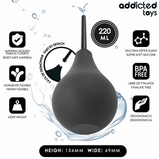 Addicted Toys matkamallinen anaalisuihku L - 220 ml