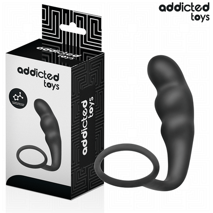 Addicted Toys silikoninen anustappi renkaalla - malli 4