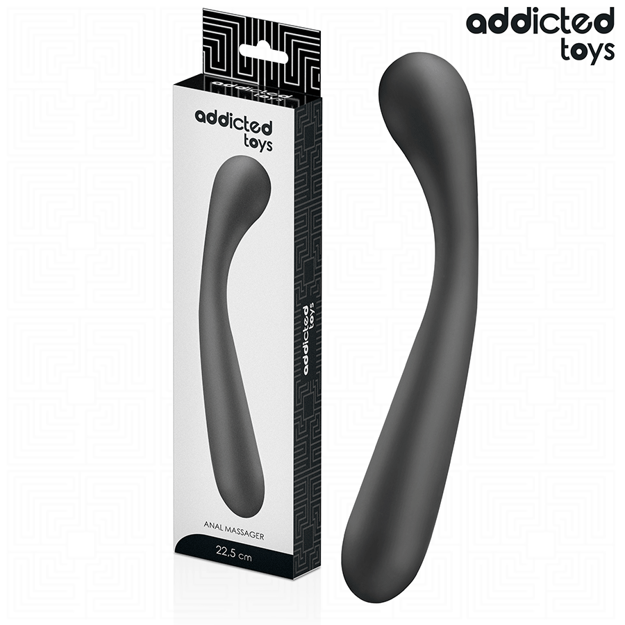 Addicted Toys kaksiosainen silikoninen anaalihieroja - 22,5 cm
