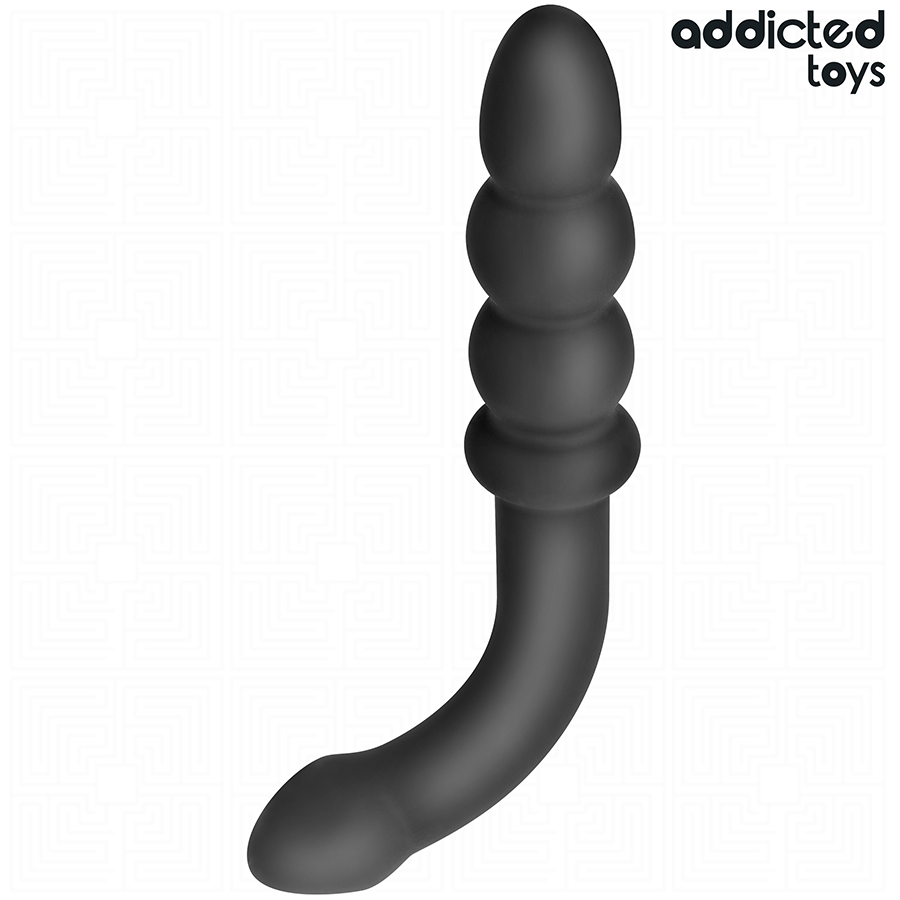 Addicted Toys kaksiosainen silikoninen anaalihieroja - 16,5 cm