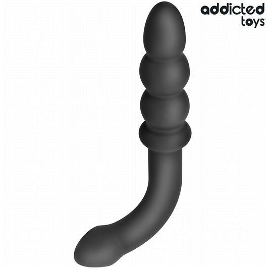 Addicted Toys kaksiosainen silikoninen anaalihieroja - 16,5 cm