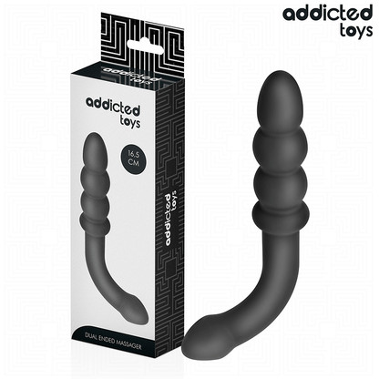 Addicted Toys kaksiosainen silikoninen anaalihieroja - 16,5 cm