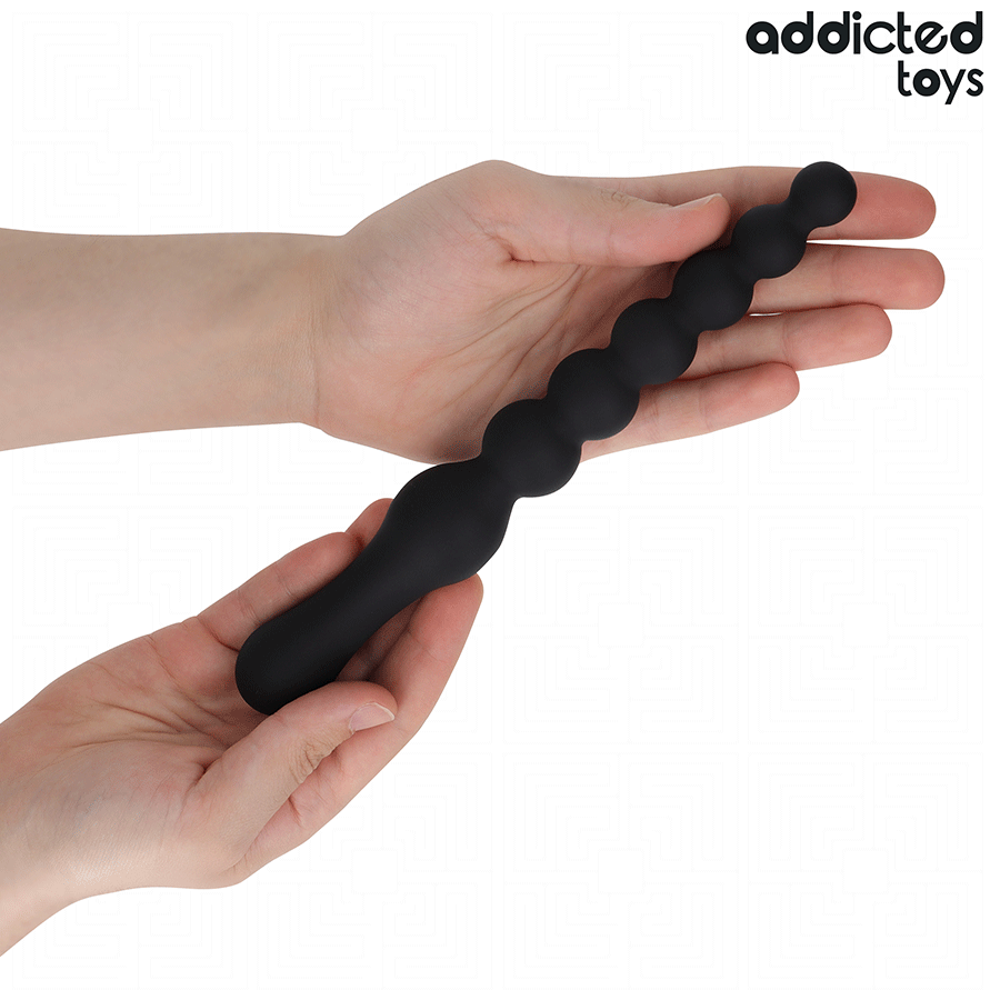 Addicted Toys kaksiosainen silikoninen anaalihieroja - 24 cm