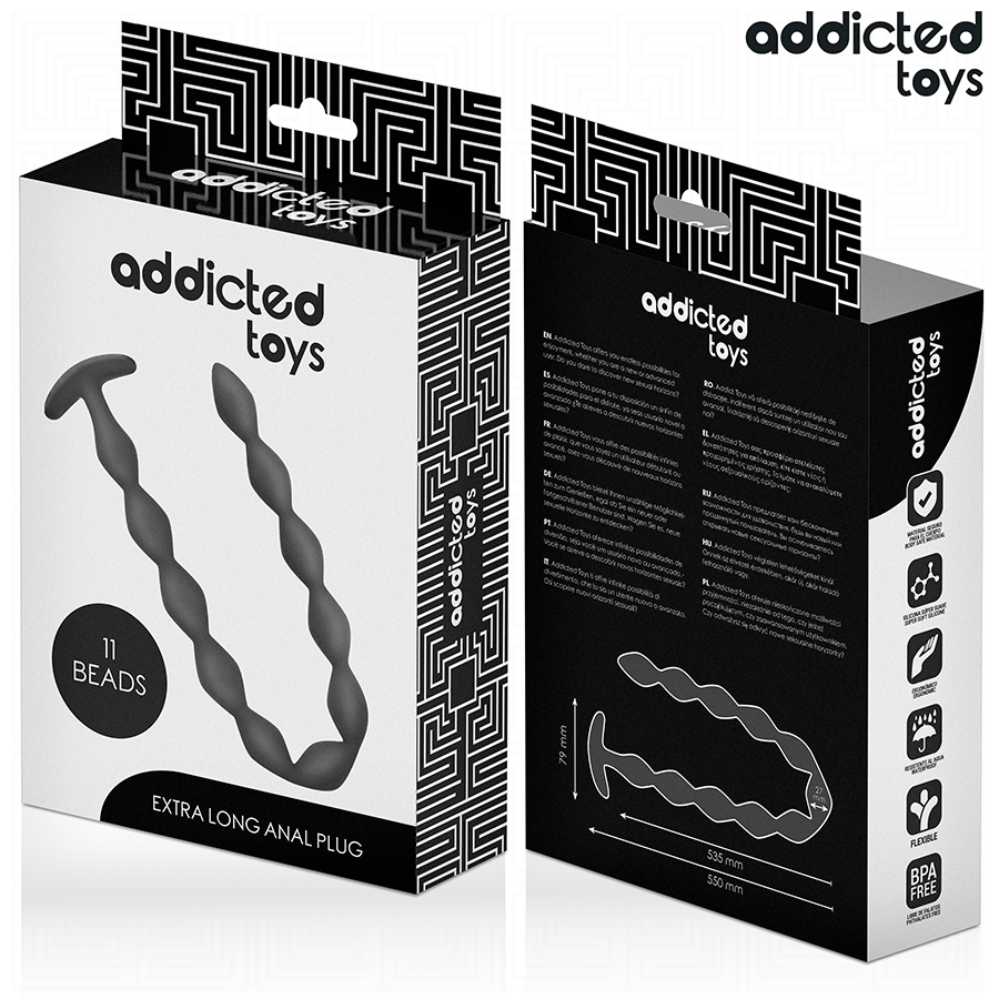 Addicted Toys erityisen pitkä silikoninen anustappi