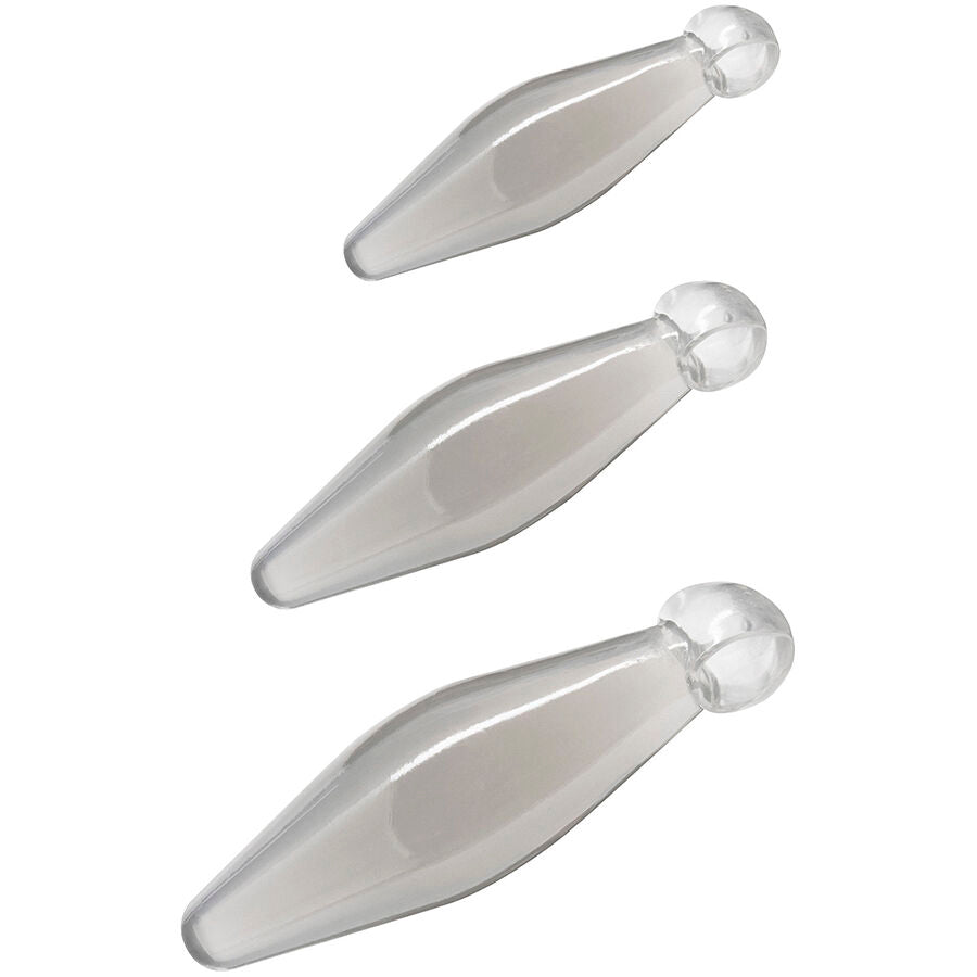 Anal Play 3-Piece Transparent Finger Rimmer | Niks.fi verkkokauppa