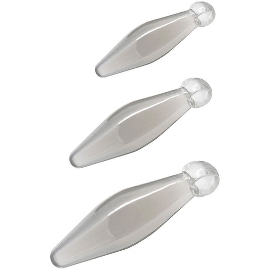 Anal Play 3-Piece Transparent Finger Rimmer | Niks.fi verkkokauppa