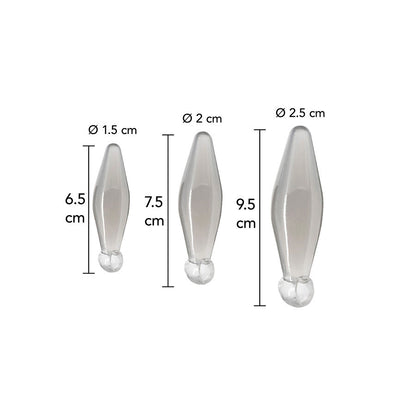 Anal Play 3-Piece Transparent Finger Rimmer | Niks.fi verkkokauppa