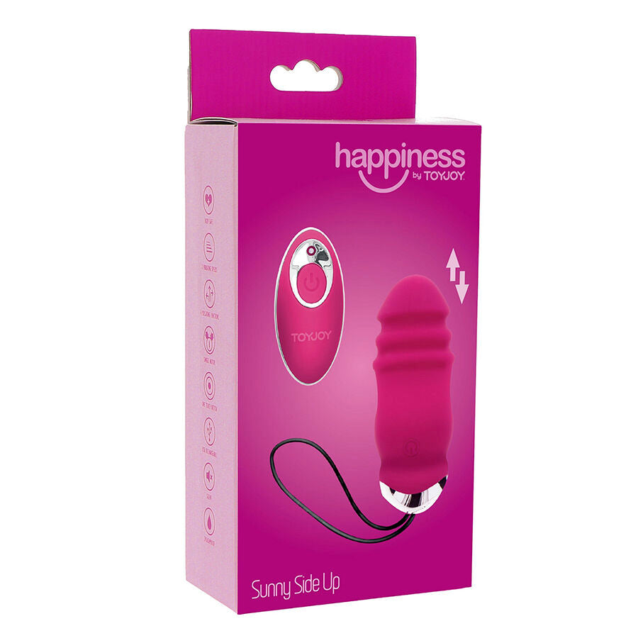 Happiness Sunn Side Up And Down Vibrator Remote Control Fuchsia | Niks.fi verkkokauppa