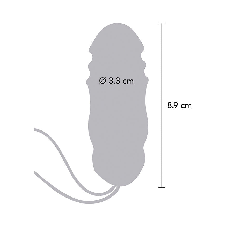 Happiness Sunn Side Up And Down Vibrator Remote Control Fuchsia | Niks.fi verkkokauppa
