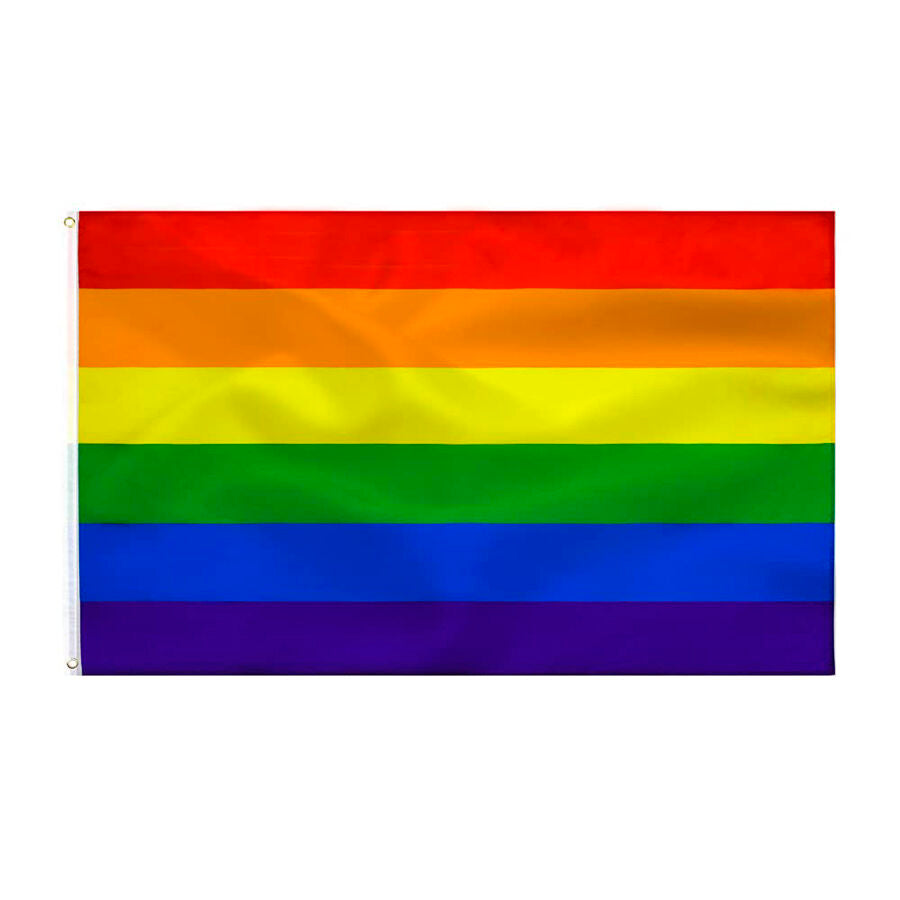 PRIDE tarvike sateenkaarilippu 90 x 150 cm - Seksilelut - Niks.fi