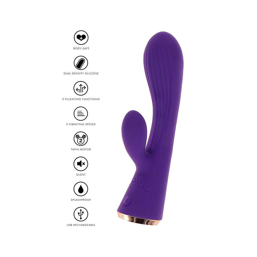 Ivy Iris Purple Rabbit Vibrator | Niks.fi verkkokauppa