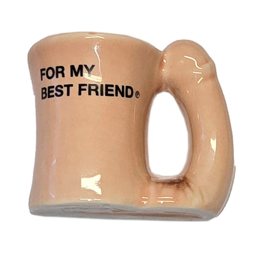 Diablo Picante – Ceramic Mug Magnet With Penis Handle “For My Best Friend” | Niks.fi verkkokauppa