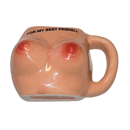 Diablo Picante – Breast Magnet In Ceramic Mug “For My Best Friend” | Niks.fi verkkokauppa