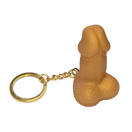 Diablo Picantepenis Shaped Whistle Keyring Gold Color | Niks.fi verkkokauppa
