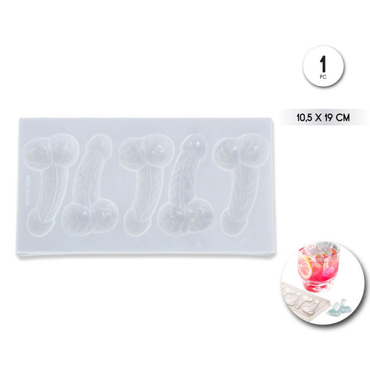 Diablo Picantepenis Shaped Ice Mold 5 Cavities | Niks.fi verkkokauppa